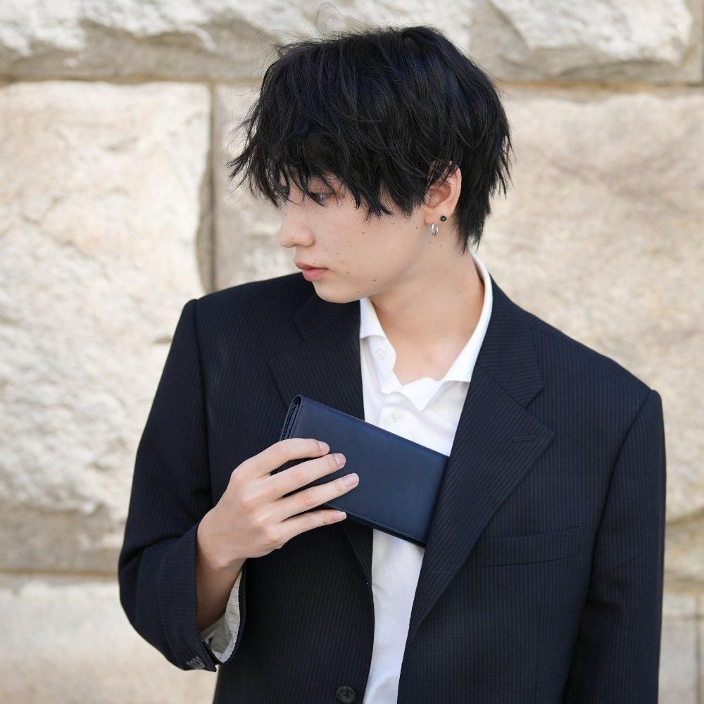 craftsmanship Ai（藍）Jacket Wallet Long【豊岡財布】