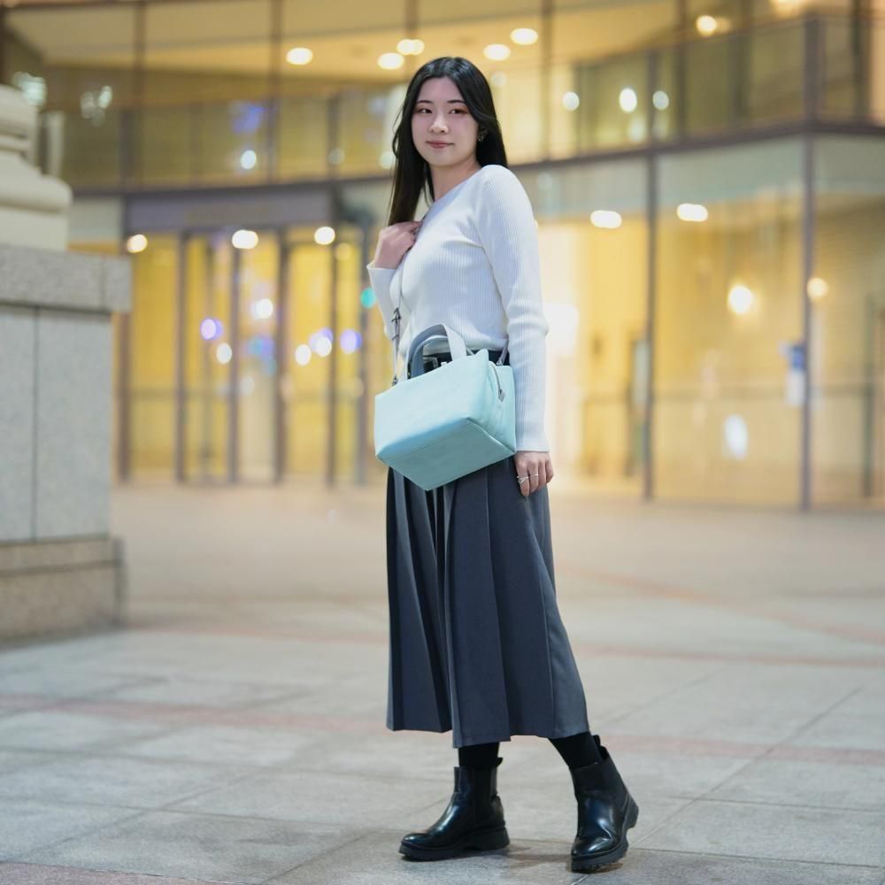 TUTUMU スエード tre tote【豊岡鞄】