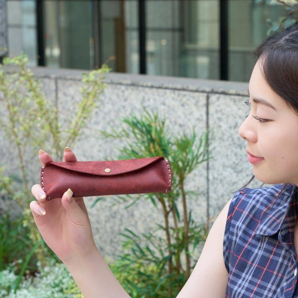 haaki Leather Pen Case【豊岡財布】