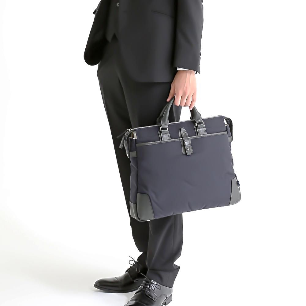 For The Blue Soft Briefcase【豊岡鞄】