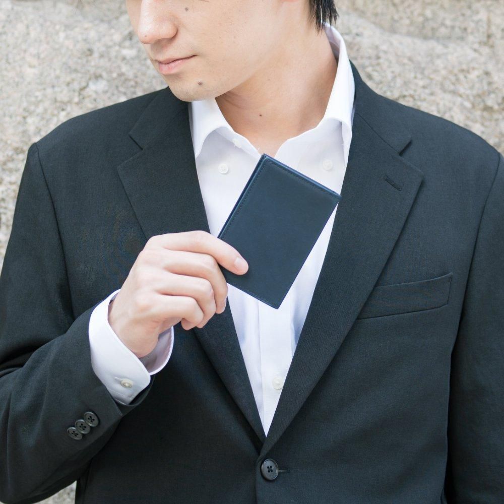 craftsmanship Ai（藍）Card Case【豊岡財布】