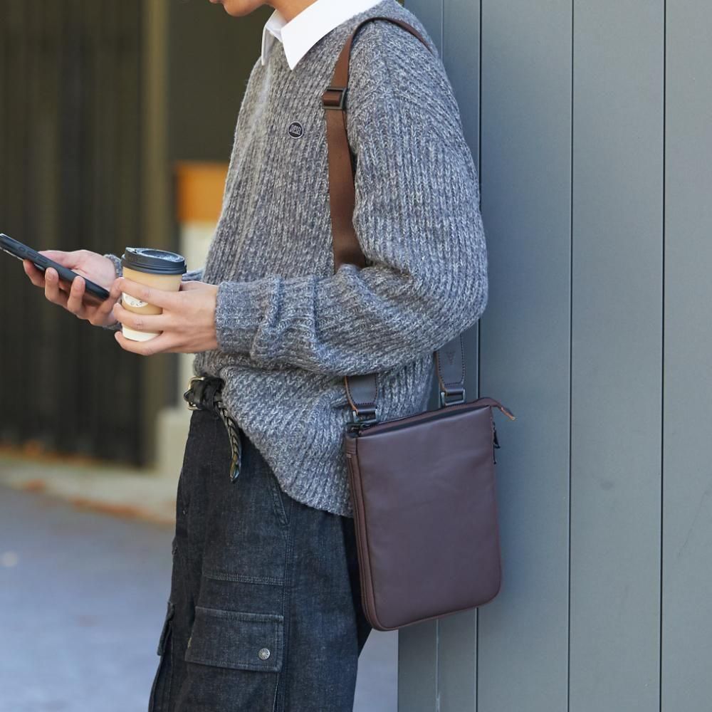 L.E.D BITES HORSE Shoulder Bag【豊岡鞄】